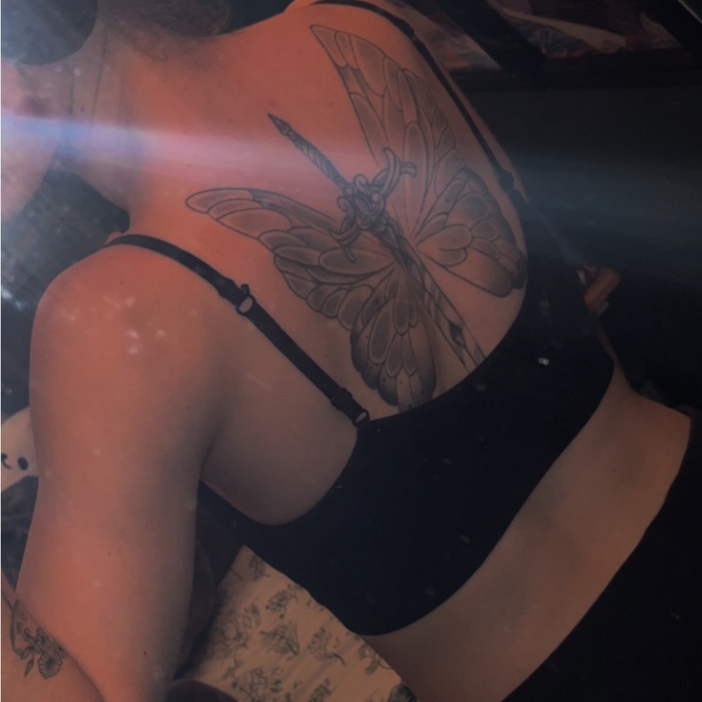 BNWOT Athleta D-DD+ Black Sports Bra (M) - Picture 8 of 8